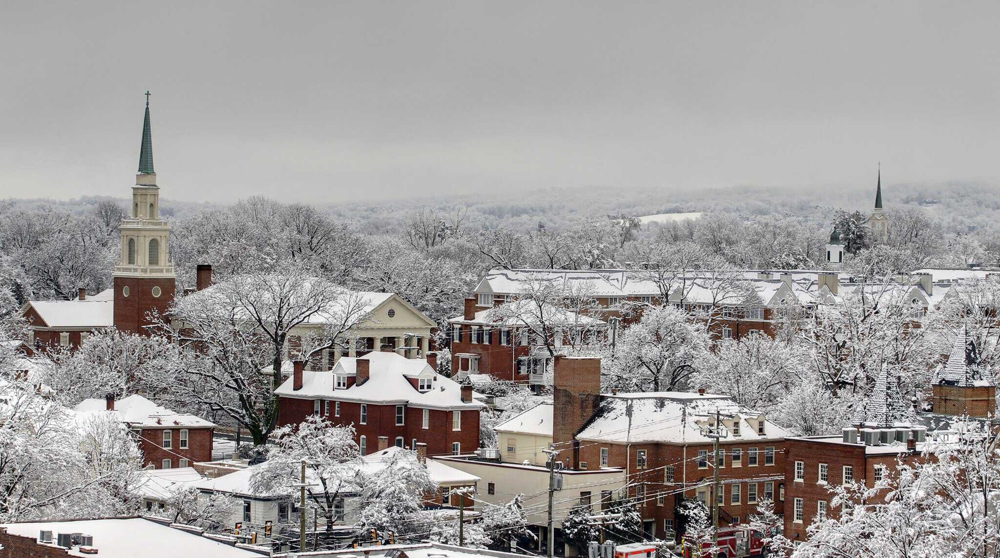 Charlottesville in the snow Enjoying RVA and all it has to offer!